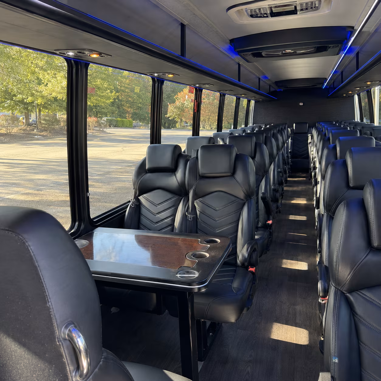 camden religious group transportation onboard seating