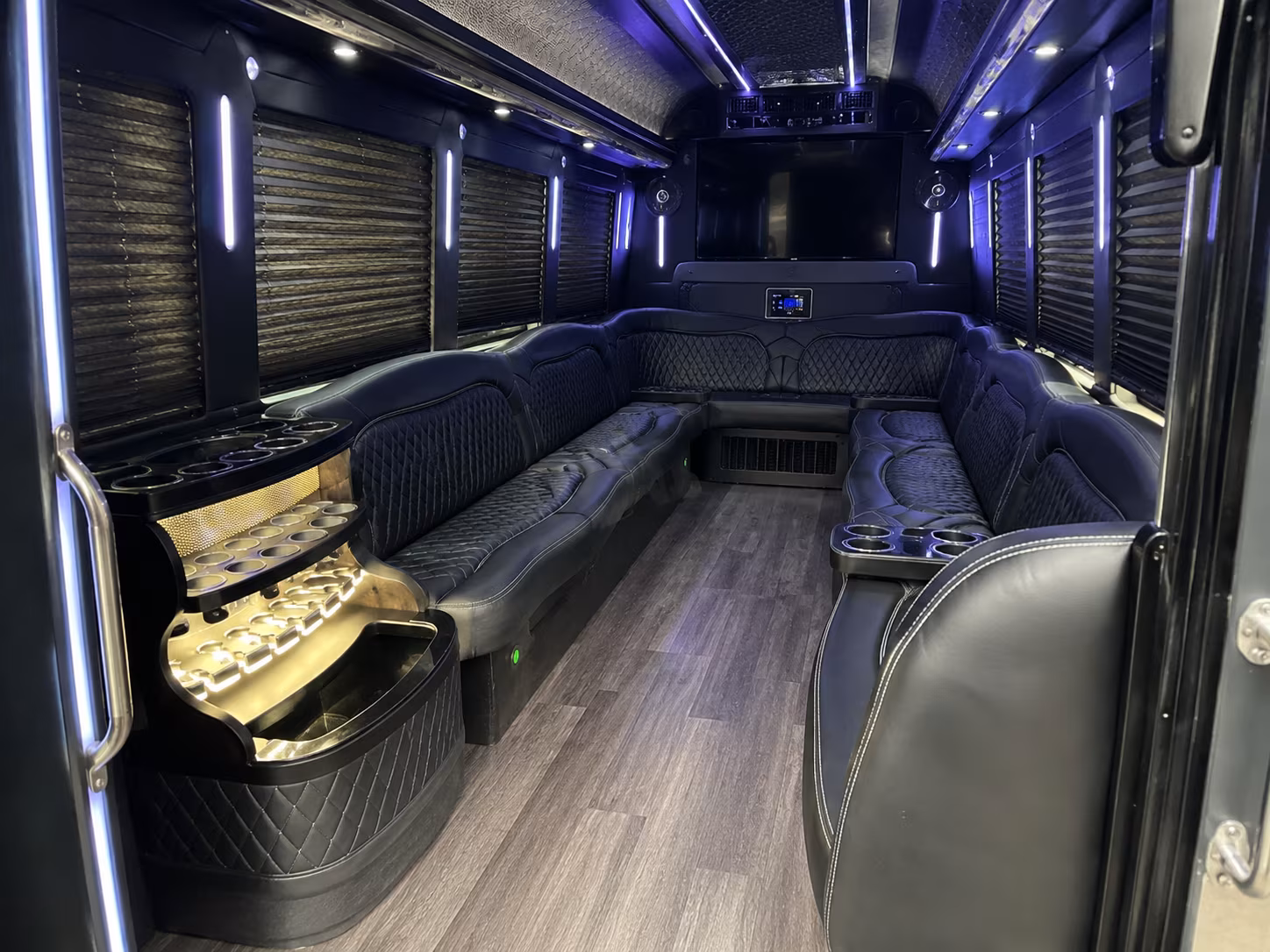 camden sporting event party bus rental