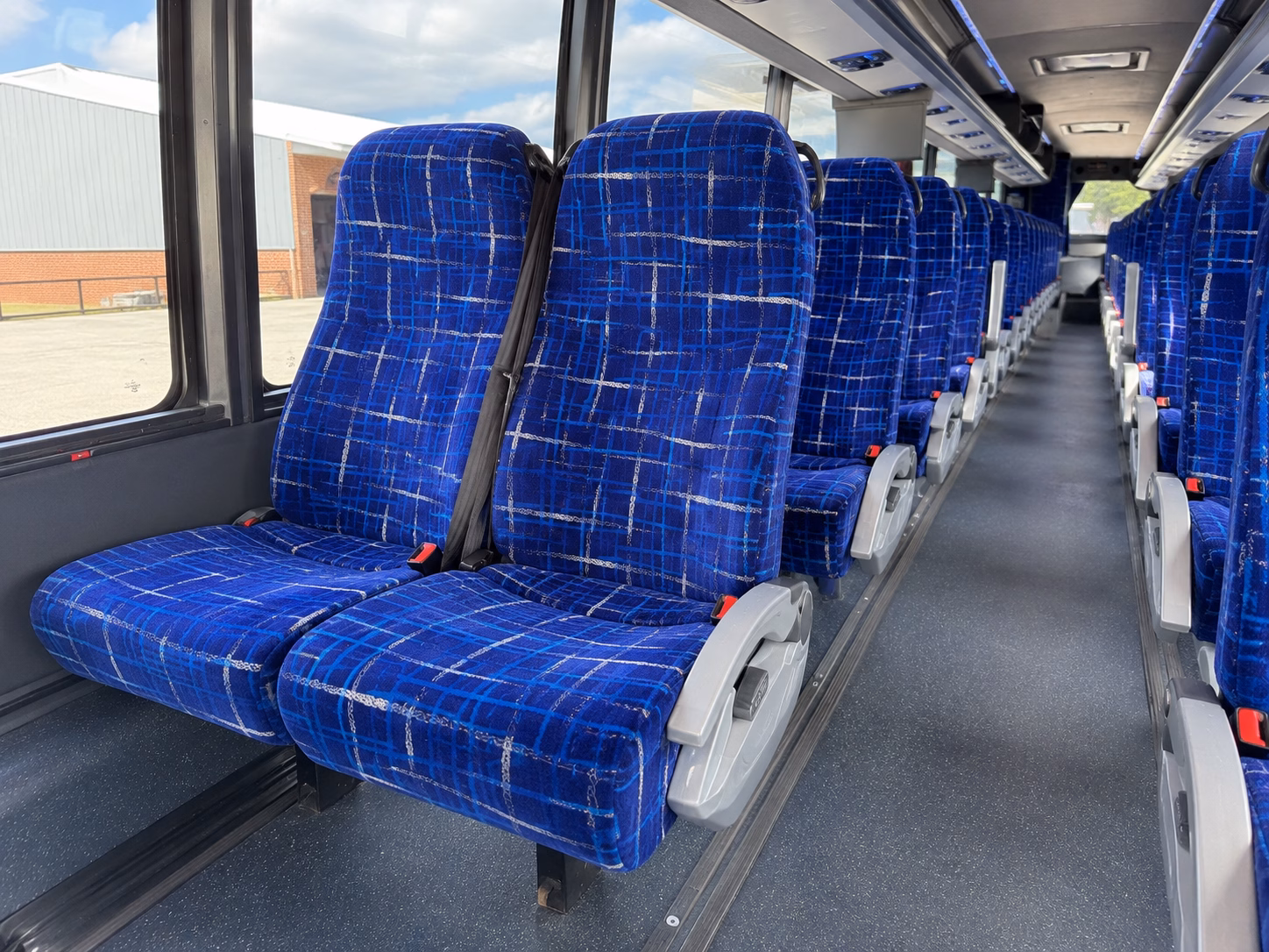 gloucester charter bus rental interior