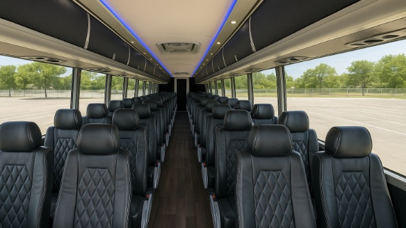 camden 50 passenger charter bus rental