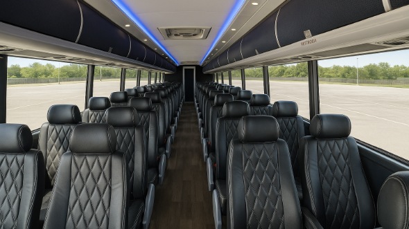 camden 54 passenger charter bus rental