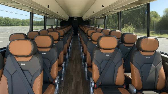 camden 56 passenger charter bus rental