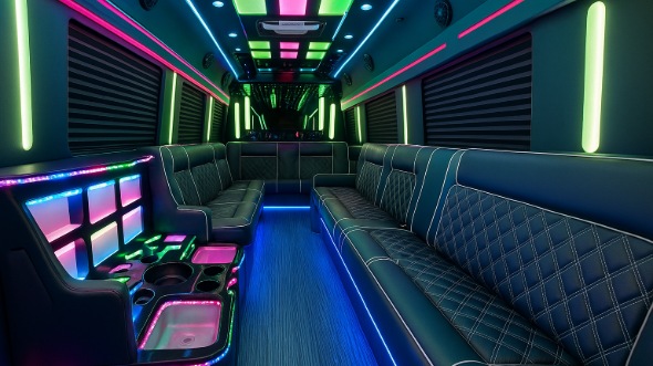 camden party bus rental inside