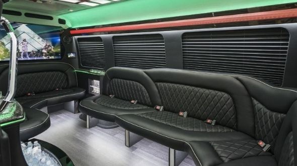 camden sprinter limo rental inside